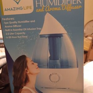 White Humidifier and Aroma Diffuser